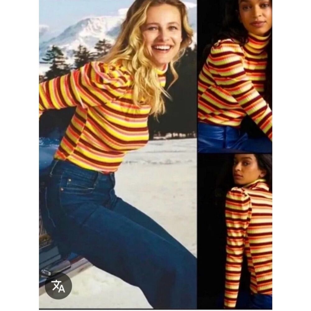 Maeve Anthropologie Striped Top